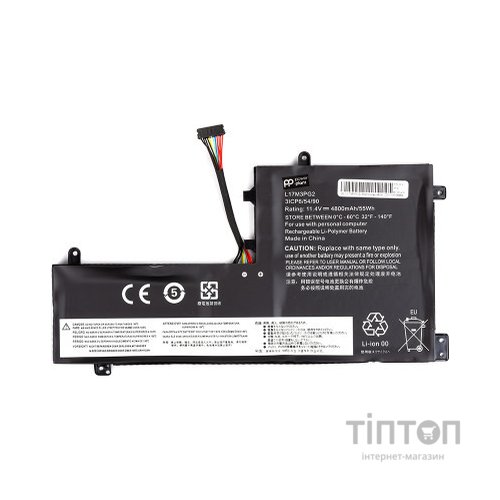 Акумулятор до ноутбука LENOVO L17M3PG2-3S1P (long cable) 11.4V 4800mAh PowerPlant (NB481804)