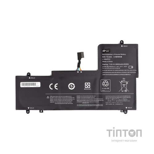 Акумулятор до ноутбука LENOVO YOGA 710-14ISK (L15M4PC2) 7.6V 6800mAh PowerPlant (NB481668)