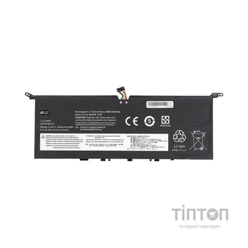 Акумулятор до ноутбука LENOVO Yoga S730-13IWL (L17C4PE1) 14.8V 2600mAh PowerPlant (NB481415)