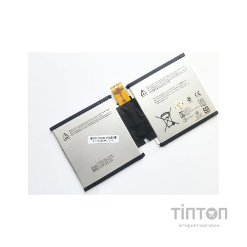 Акумулятор до ноутбука Microsoft Surface 3 (Model 1645) G3HTA003H, 7270mAh (27.5Wh), 2cell, 3 (A47513)