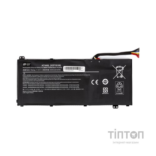 Акумулятор до ноутбука PowerPlant ACER Aspire V15 NITRO (AC14A8L/AC15B7L) 11.4V 4600mAh (NB410415)