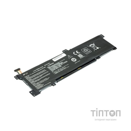 Акумулятор до ноутбука PowerPlant ASUS A401L (B31N1424) 11.4V 4150mAh (NB431267)