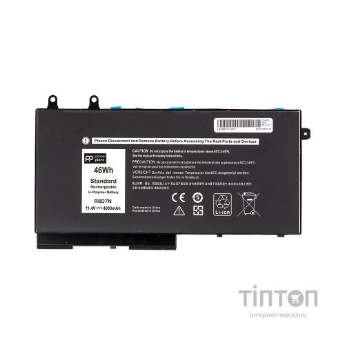 Акумулятор до ноутбука PowerPlant Dell Latitude 5400 E5400 Series (R8D7N) 11.4V 4000mAh (NB441617)