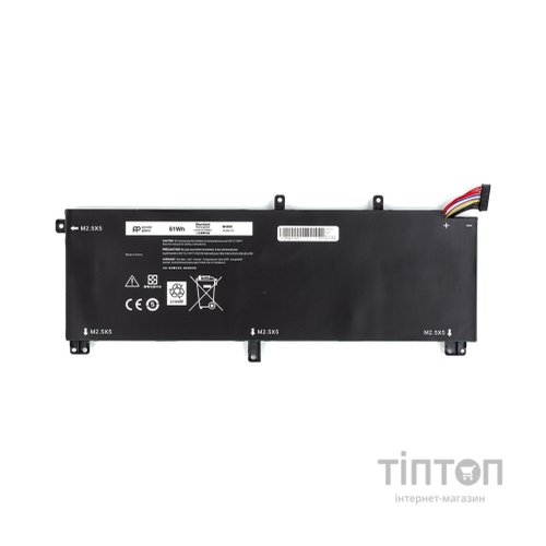 Акумулятор до ноутбука PowerPlant DELL XPS 15 9530 (T0TRM) 11.1V 61Wh (NB441051)