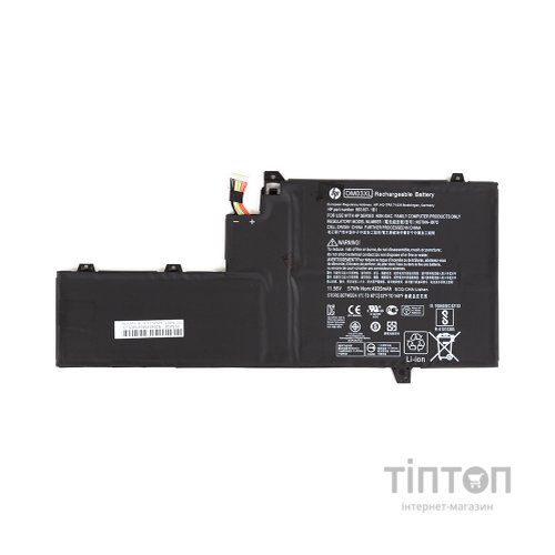 Акумулятор до ноутбука PowerPlant HP EliteBook X360 (OM03XL) 11.55V 4935mAh (NB461653)