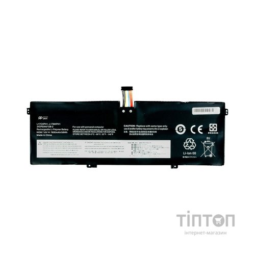 Акумулятор до ноутбука PowerPlant LENOVO Yoga C930 (L17C4PH1) 7.6V 7600mAh (NB481231)