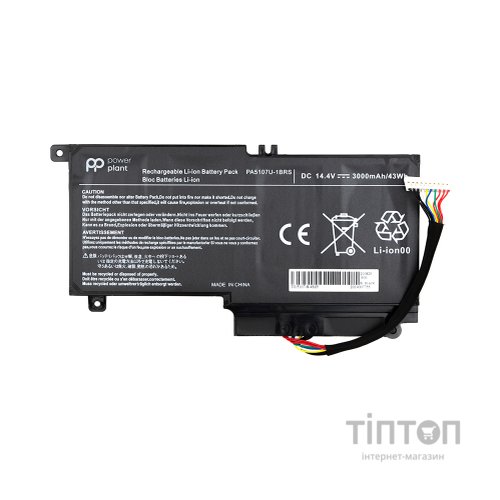 Акумулятор до ноутбука TOSHIBA Satellite L55 (PA5107U-1BRS, TA5107P9) 14.4V 3000mAh PowerPlant (NB510269)
