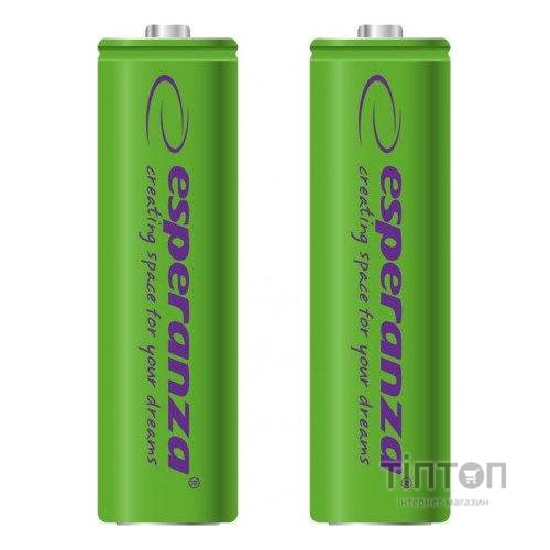 Акумулятор Esperanza AA 2000mAh Ni-MH * 2 green (EZA103G)