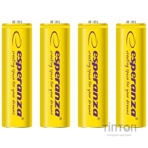 Акумулятор Esperanza AA 2000mAh Ni-MH * 4 yellow (EZA104Y)