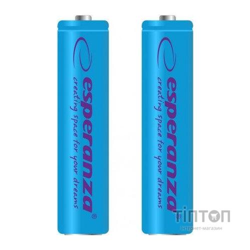 Акумулятор Esperanza AAA 1000mAh Ni-MH * 2 blue (EZA101B)