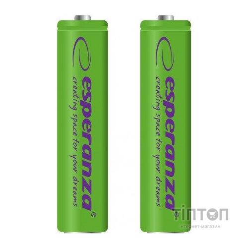 Акумулятор Esperanza AAA 1000mAh Ni-MH * 2 green (EZA101G)
