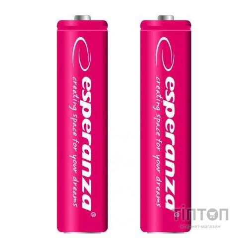Акумулятор Esperanza AAA 1000mAh Ni-MH * 2 red (EZA101R)