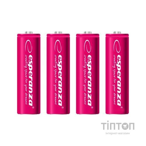 Акумулятор Esperanza AAA 1000mAh Ni-MH * 4 red (EZA102R)