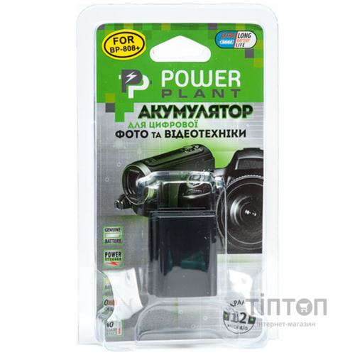 Акумулятор PowerPlant Canon BP-808 Chip (DV00DV1260)