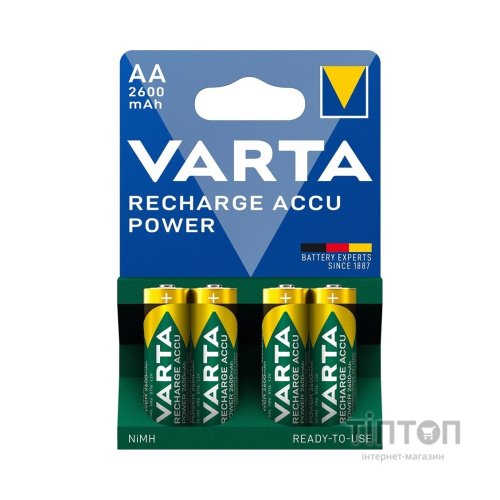 Акумулятор Varta AA Prof Accu 2600mAh * 4 (05716101404)
