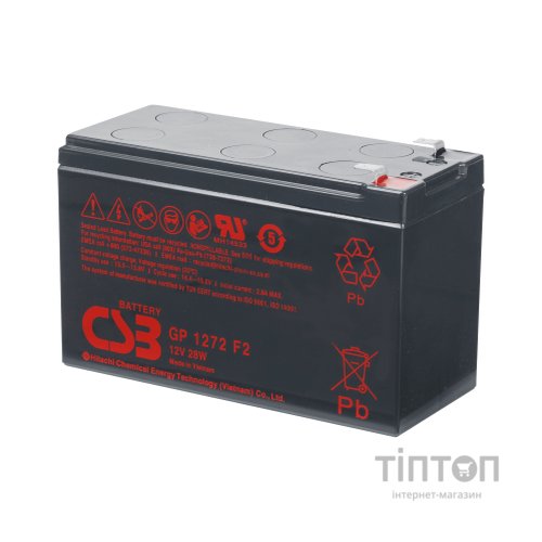 Акумуляторна батарея CSB 12V 7,2A (GP1272)