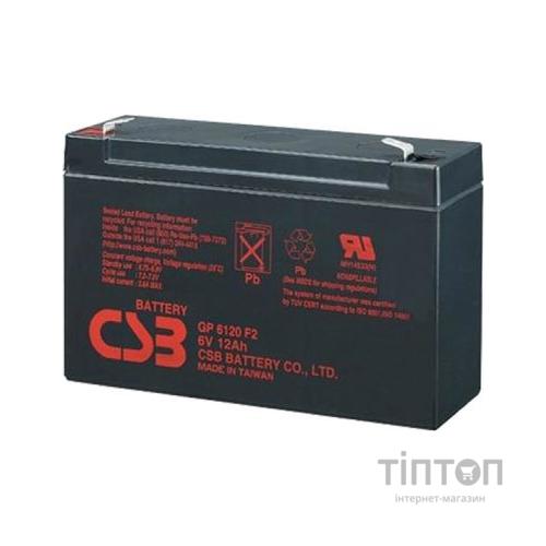 Акумуляторна батарея CSB 6V 12Ah (GP6120)