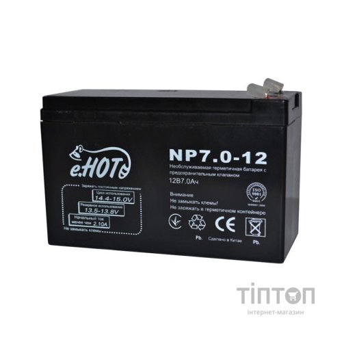 Акумуляторна батарея Enot 12V 7Ah (NP7.0-12)