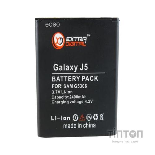 Акумуляторна батарея EXTRADIGITAL Samsung Galaxy J5 J500H/DS (2400 mAh) (BMS6408)