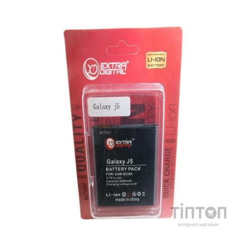 Акумуляторна батарея EXTRADIGITAL Samsung Galaxy J5 J500H/DS (2400 mAh) (BMS6408)