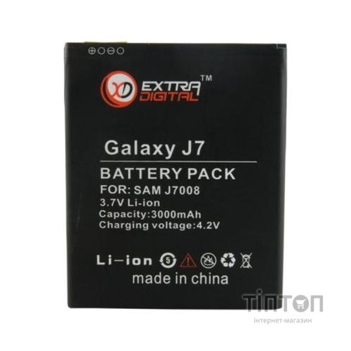 Акумуляторна батарея EXTRADIGITAL Samsung Galaxy J7 J700H (3000mAh) (BMS6407)