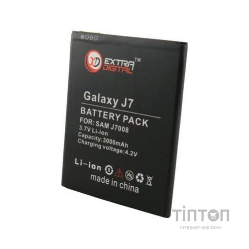 Акумуляторна батарея EXTRADIGITAL Samsung Galaxy J7 J700H (3000mAh) (BMS6407)