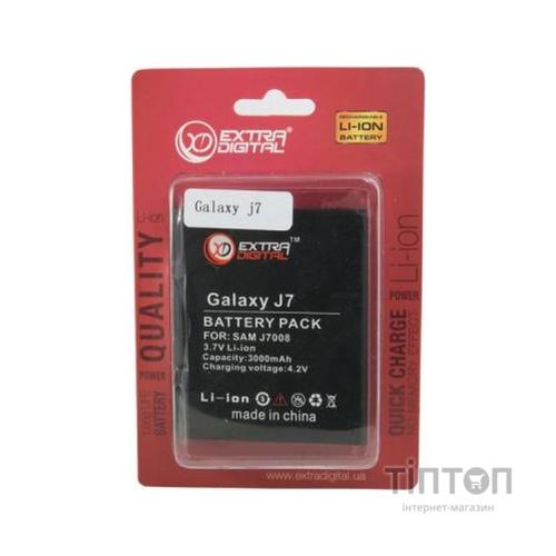 Акумуляторна батарея EXTRADIGITAL Samsung Galaxy J7 J700H (3000mAh) (BMS6407)