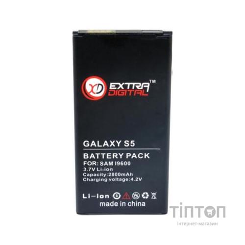 Акумуляторна батарея EXTRADIGITAL Samsung GT-i9600 Galaxy S5 (2800 mAh) (BMS1152)