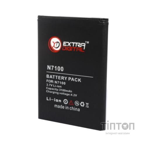Акумуляторна батарея EXTRADIGITAL Samsung GT-N7100 Galaxy Note 2 (3100 mAh) (BMS6317)