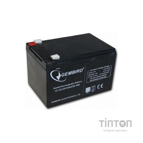 Акумуляторна батарея Gembird 12V 12Ah (BAT-12V 12AH)
