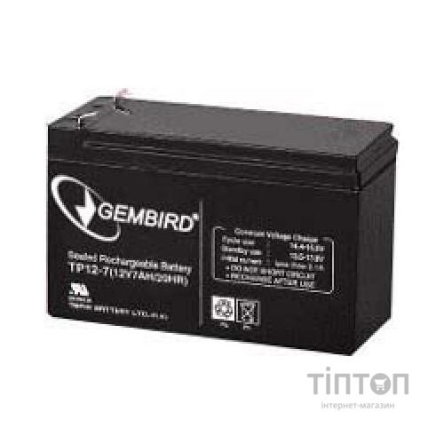 Акумуляторна батарея Gembird 12V 7,5Ah (BAT-12V 7.5AH)