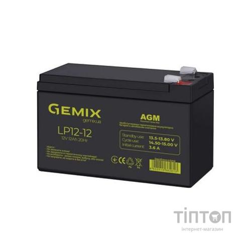 Акумуляторна батарея Gemix 12V 12Аh (LP12-12)