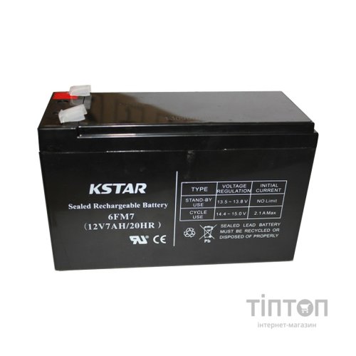 Акумуляторна батарея KSTAR 12V 7Ah (6-FM-7)