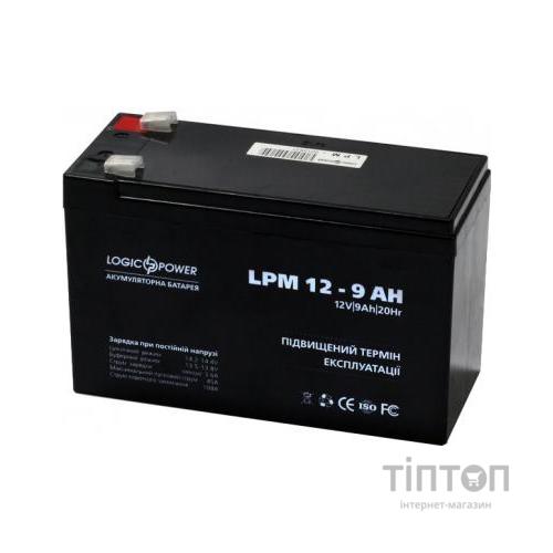 Акумуляторна батарея LogicPower LPM 12V 9Ah (3866)