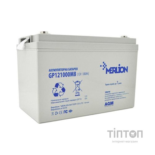 Акумуляторна батарея Merlion 12V 100Ah (RDC12-100)