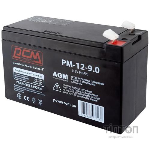 Акумуляторна батарея PowerCom 12V, 9.0 A