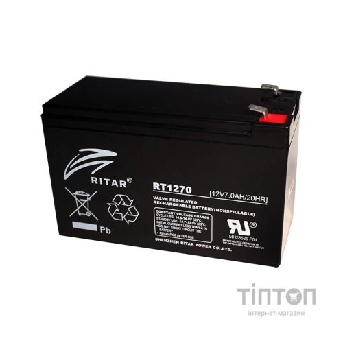 Акумуляторна батарея Ritar AGM RT1245 12V 7Ah (RT1270)