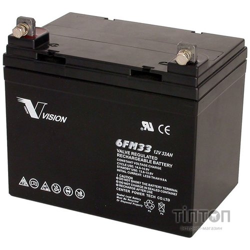 Акумуляторна батарея Vision 12V 33Ah