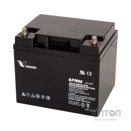 Акумуляторна батарея Vision 12V 45Ah