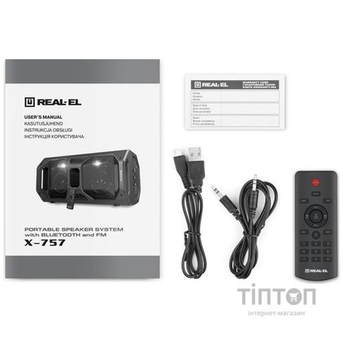 Акустическая система REAL-EL X-757 Black UAH
