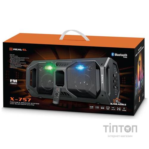 Акустическая система REAL-EL X-757 Black UAH