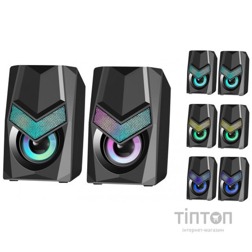 Акустична система 2.0 Defender Solar 1 6Вт RGB USB (65401)