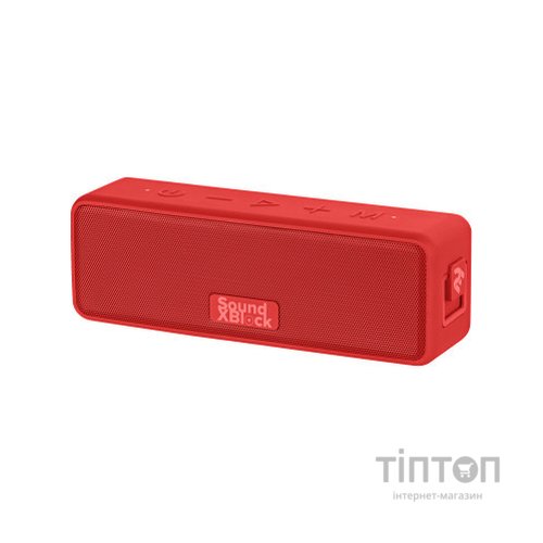 Акустична система 2E SoundXBlock TWS MP3 Wireless Waterproof Red (2E-BSSXBWRD)