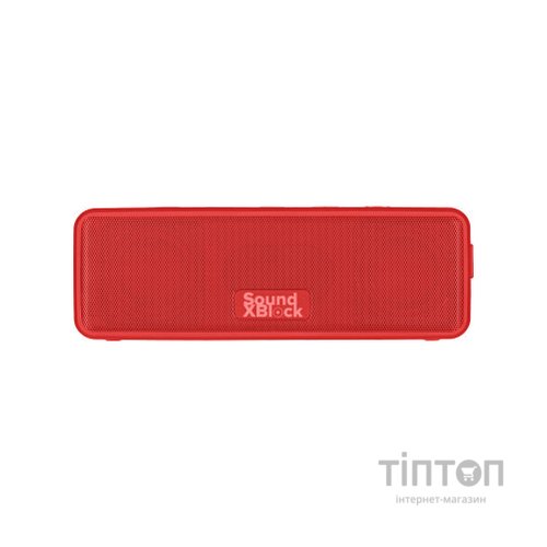 Акустична система 2E SoundXBlock TWS MP3 Wireless Waterproof Red (2E-BSSXBWRD)