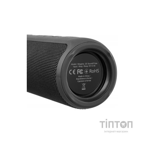 Акустична система 2E SoundXTube TWS MP3 Wireless Waterproof Black (2E-BSSXTWBK)