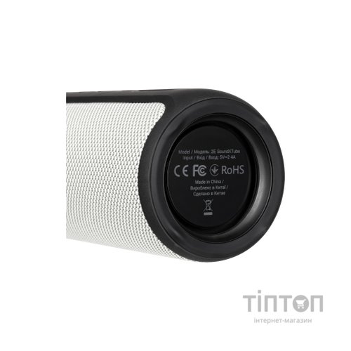 Акустична система 2E SoundXTube TWS MP3 Wireless Waterproof Grey (2E-BSSXTWGY)