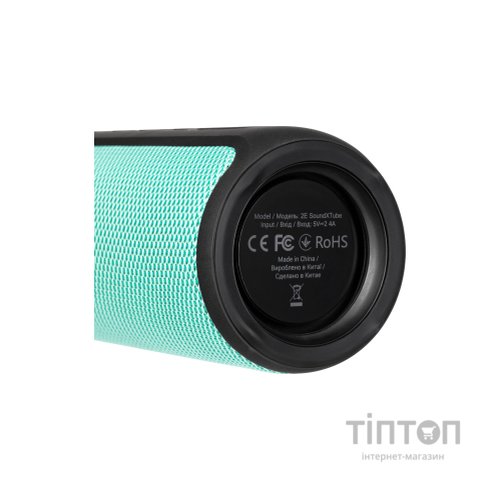 Акустична система 2E SoundXTube TWS MP3 Wireless Waterproof Turquoise (2E-BSSXTWTQ)