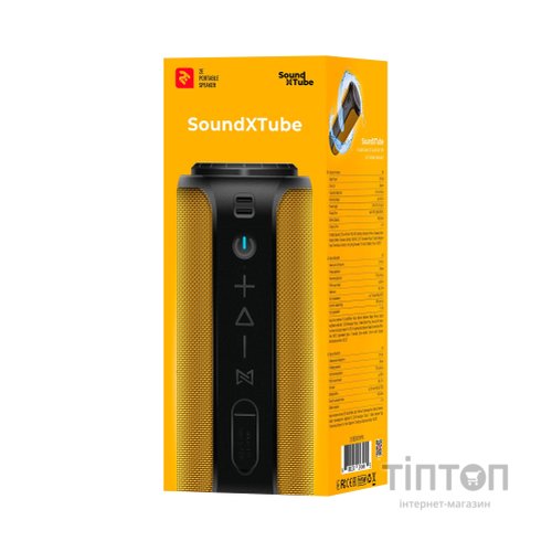 Акустична система 2E SoundXTube TWS MP3 Wireless WaterproofYellow (2E-BSSXTWYW)