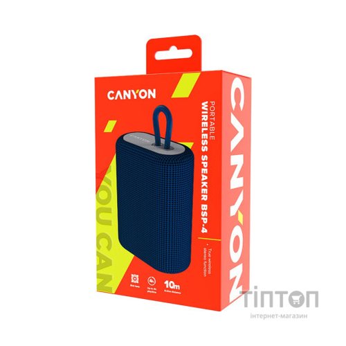 Акустична система Canyon BSP-4 Bluetooth Blue (CNE-CBTSP4BL)