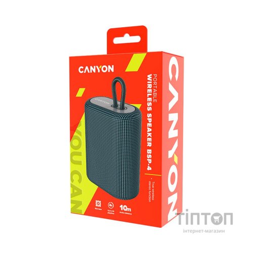 Акустична система Canyon BSP-4 Bluetooth Dark Grey (CNE-CBTSP4DG)